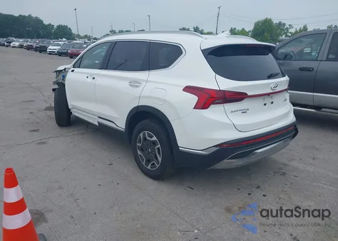 2022 Hyundai Santa Fe Hybrid Blue z USA, uszkodzony, nr VIN KM8S2DA16NU041259